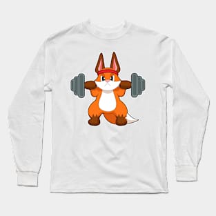 Fox Bodybuilding Barbell Long Sleeve T-Shirt